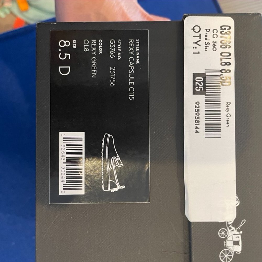 Coach Olive Green Canvas Slip-On Loafers with Dinosaur Patch - Picture 6 of 6